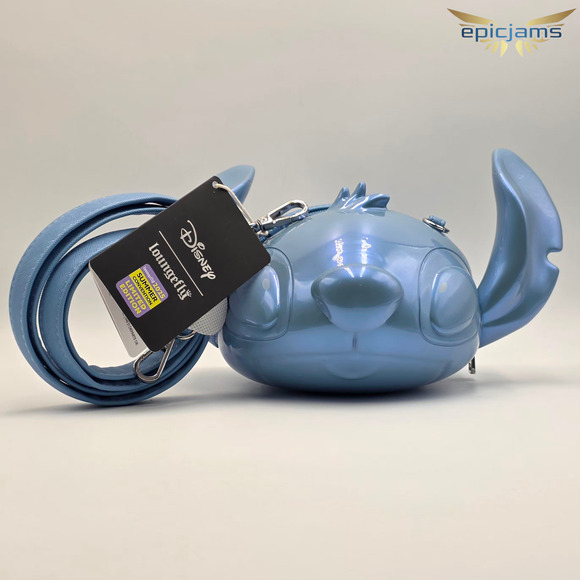 Loungefly Disney SDCC Limited Edition Stitch Molded Figural Crossbody Bag New - Picture 7 of 7